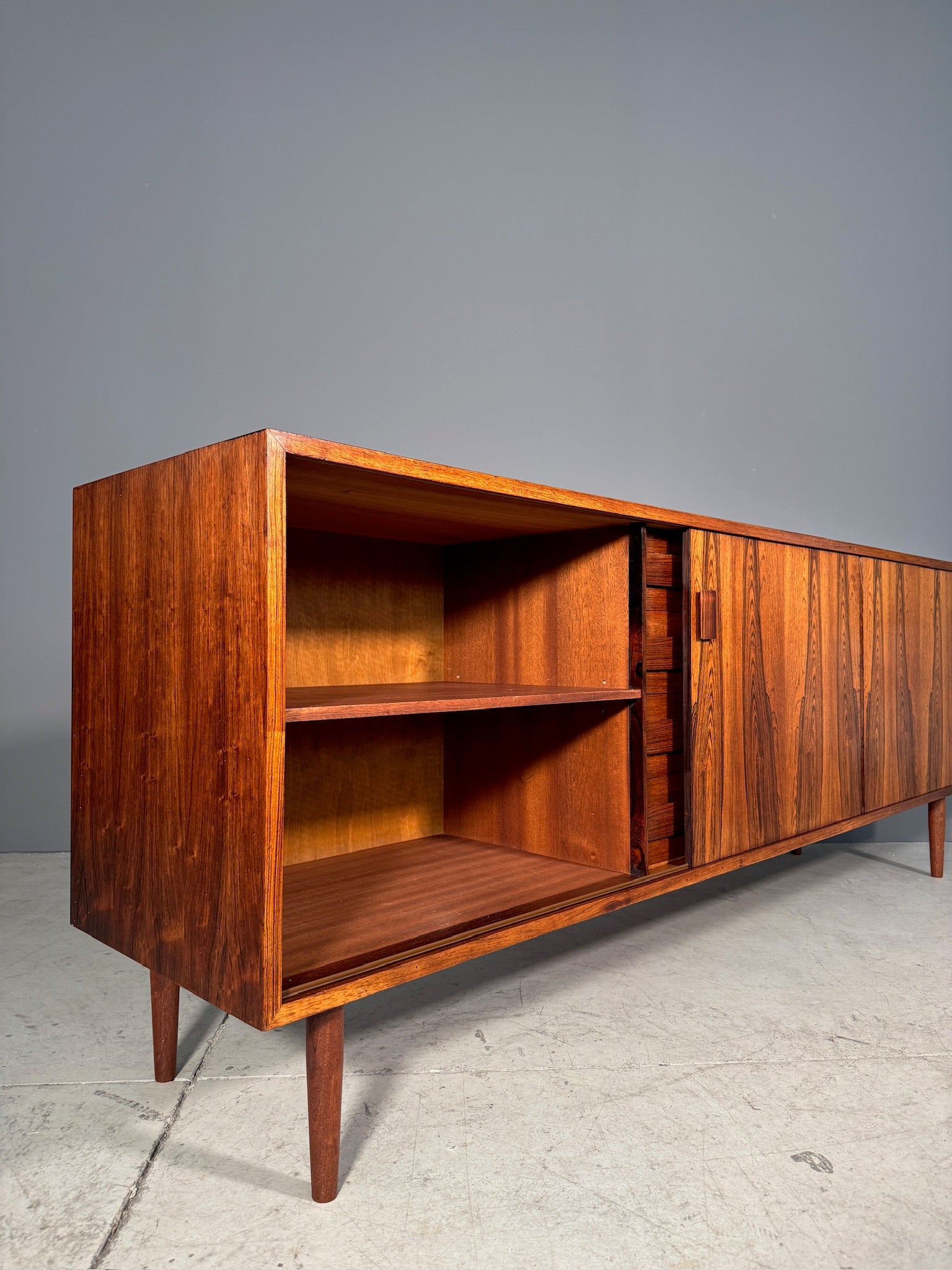 Sideboard danese in palissandro