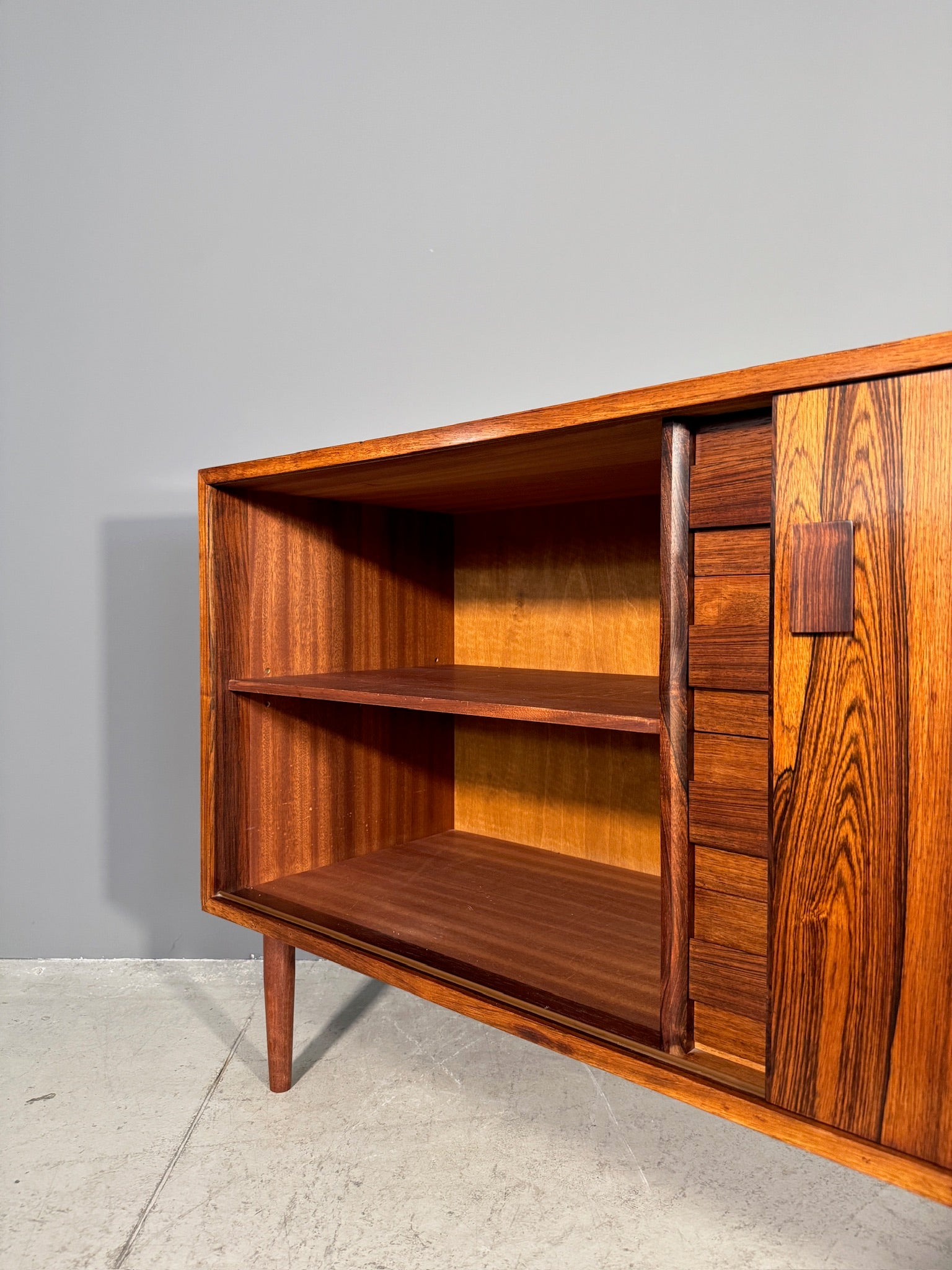 Sideboard danese in palissandro
