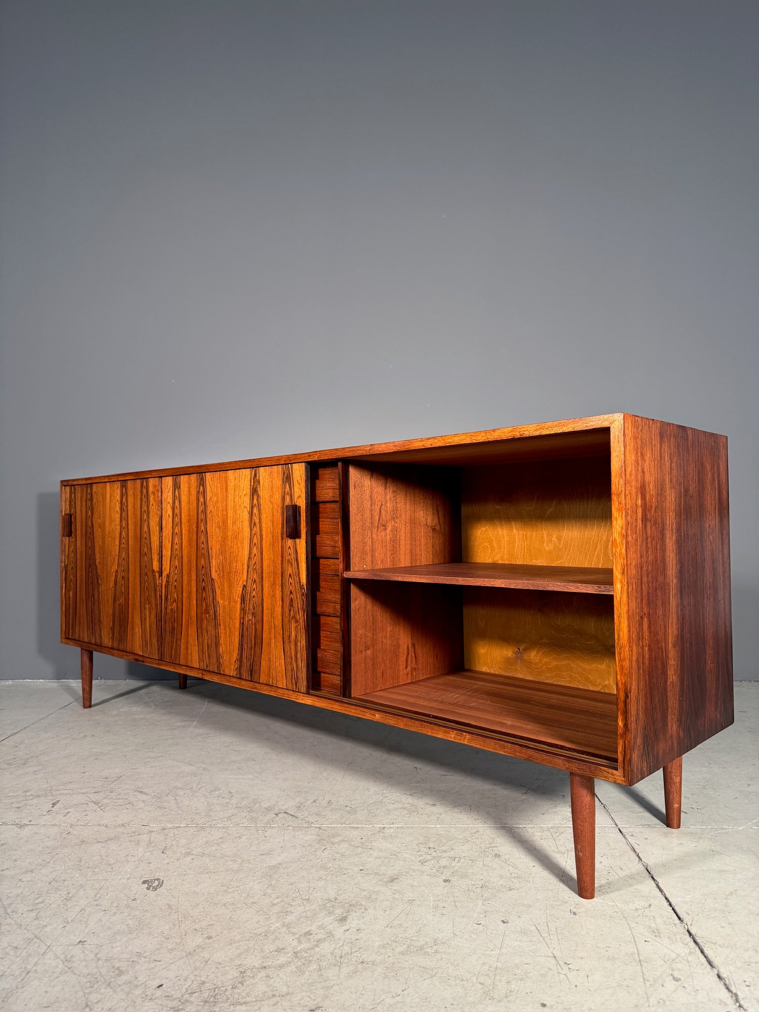 Sideboard danese in palissandro