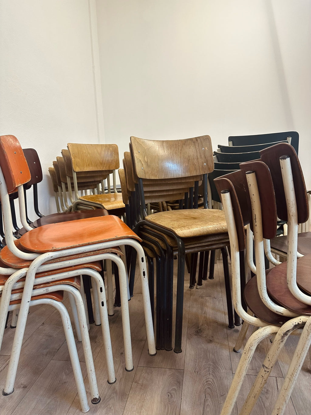 Sedia da scuola vintage