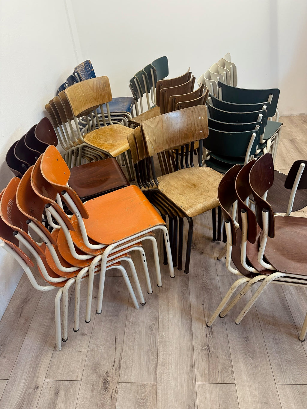 Sedia da scuola vintage