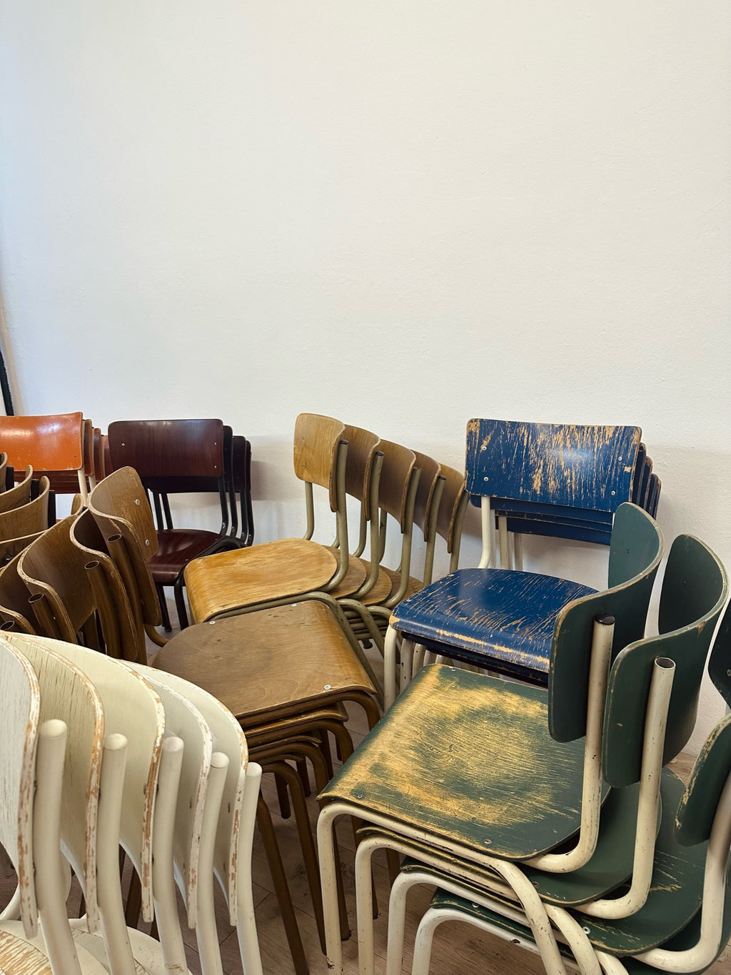 Sedia da scuola vintage