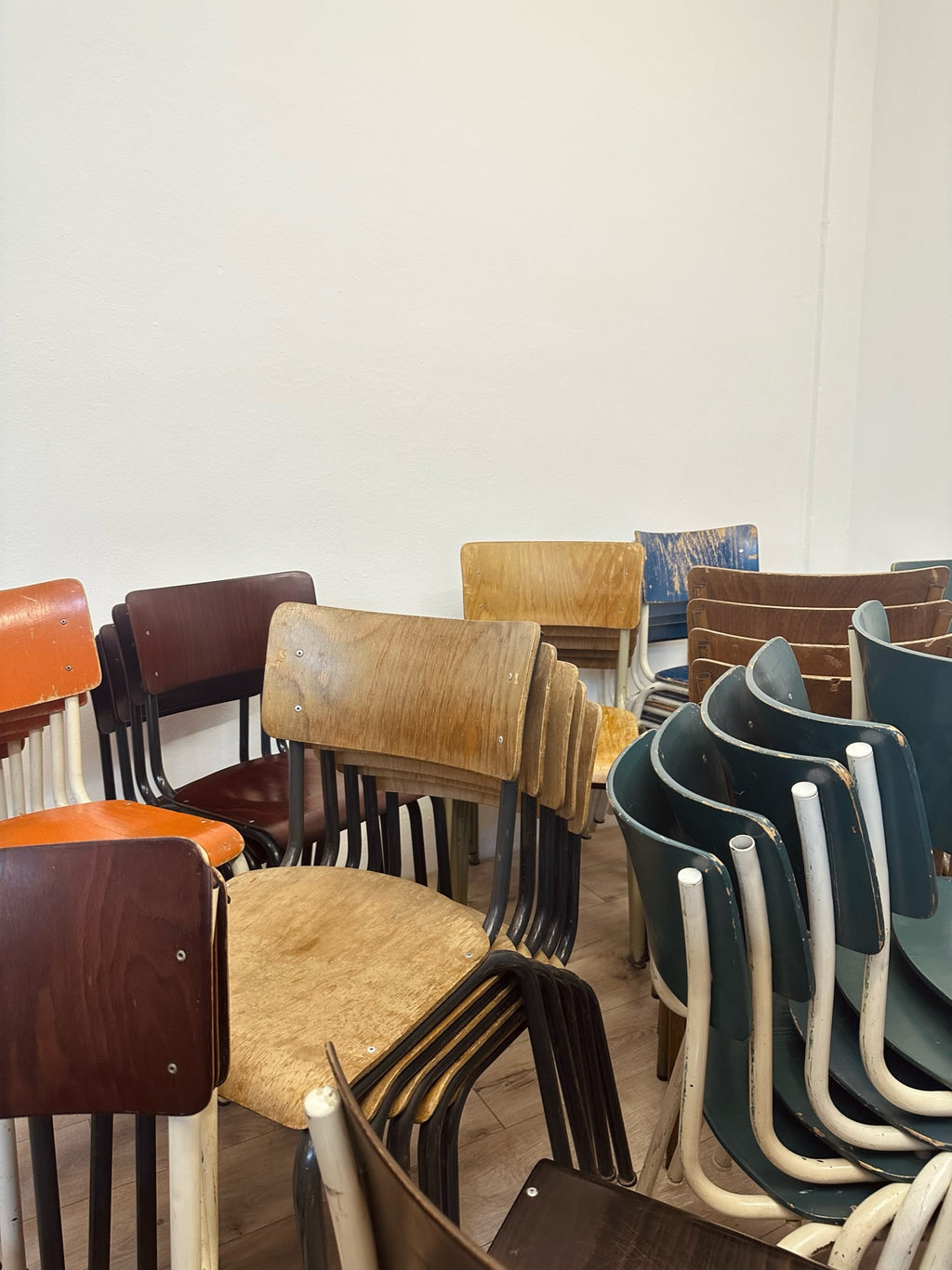 Sedia da scuola vintage