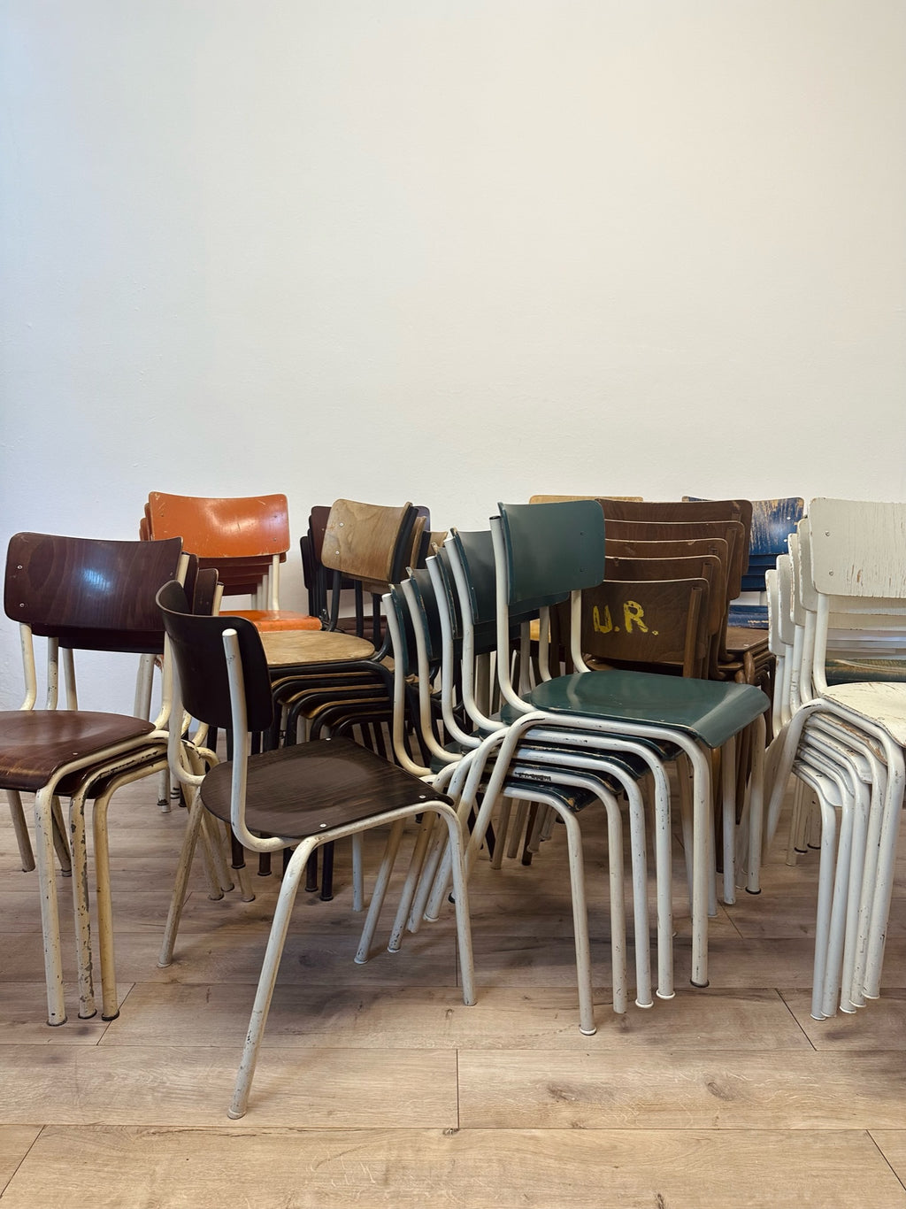 Sedia da scuola vintage