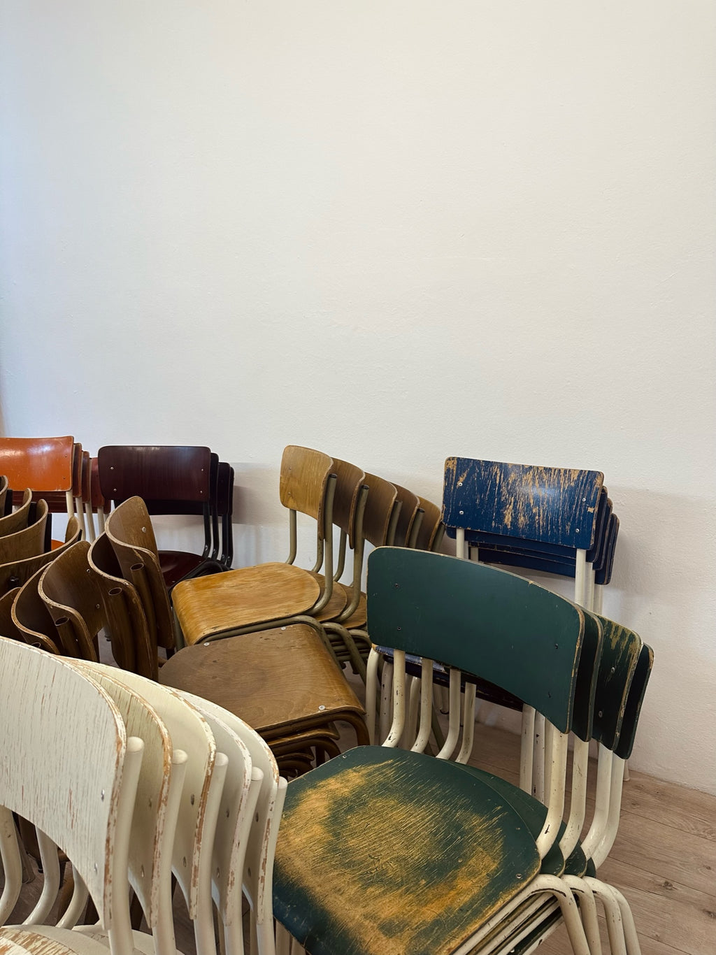 Sedia da scuola vintage