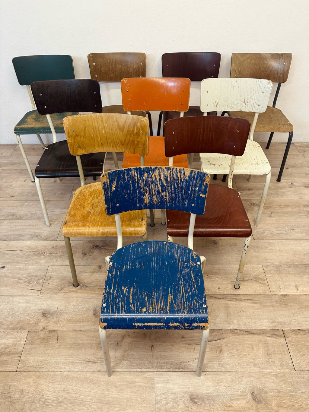 Sedia da scuola vintage