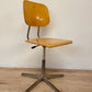 Sedia da scuola girevole anni 70